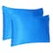 Homeroots 20 x 30 in. Blue Dreamy Silky Satin Queen Size Pillowcases 387887 - alternate 6